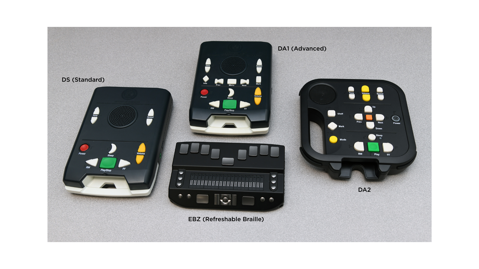 Examples of Talking Book Machines